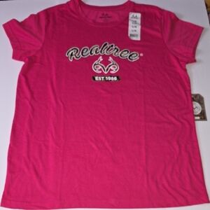 Realtree Ladies Pink 1986 Graphic T-Shirt